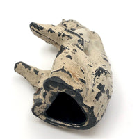 Cast and Painted Antique Lead Polar Bear (finger puppet!)