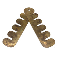 Antique Brass Button Guard for Button Polishing