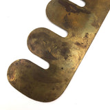 Antique Brass Button Guard for Button Polishing