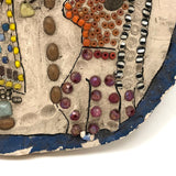 Mosaic Ladies on Plaster Plaque Fabulous Folk Art Creation