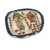 Mosaic Ladies on Plaster Plaque Fabulous Folk Art Creation