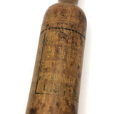 Miniature Antique Treen Bottle Shaped Dice Holder