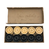 Early Celluloid Checkers in Original Box