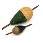 Lovely Old Wooden Fishing Floats - Sold as a Pair