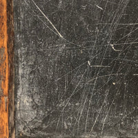 Beautiful Early School Slate with Hand-Carved Pegs and Initials on Both Sides