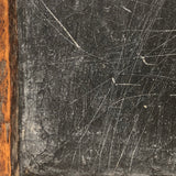 Beautiful Early School Slate with Hand-Carved Pegs and Initials on Both Sides