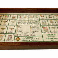 Original Cross-stitch Cocktail Tray