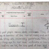 On hold C.1940 Hand-drawn Game Board on Huge Ledger Page (two of two)