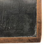 Beautiful Early School Slate with Hand-Carved Pegs and Initials on Both Sides