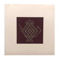 Very Fine Cut Paper Weaving #3 (Teapot!)