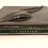 Vintage 1940s Lucky Strikes Tin with Custom Copper Cover