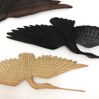Asian Wooden Hanging Cranes - Set of Five