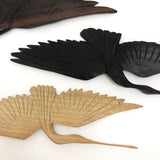 Asian Wooden Hanging Cranes - Set of Five