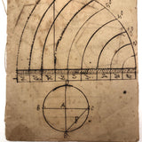 Harvey Stoughton's Early 19th Century Notebook with Diagrams, Drawings, Text