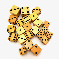 Mixed Lot of Old Celluloid / Bakelite Dice - Total of 23