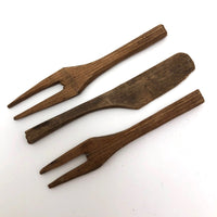 Mini Wooden Forks and Knife