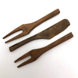 Mini Wooden Forks and Knife