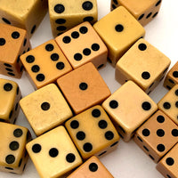 Mixed Lot of Old Celluloid / Bakelite Dice - Total of 23