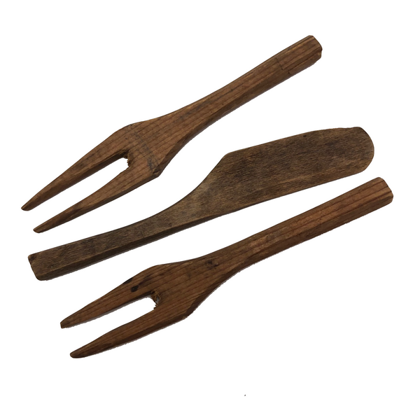 Mini Wooden Forks and Knife