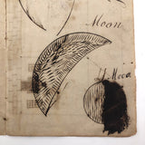 Harvey Stoughton's Early 19th Century Notebook with Diagrams, Drawings, Text