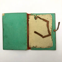 Marvelous Handmade Victorian Needle Book with Watercolor Cat Cover