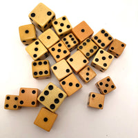 Mixed Lot of Old Celluloid / Bakelite Dice - Total of 23