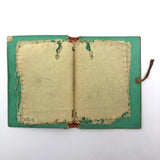 Marvelous Handmade Victorian Needle Book with Watercolor Cat Cover