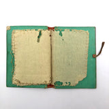 Marvelous Handmade Victorian Needle Book with Watercolor Cat Cover