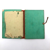 Marvelous Handmade Victorian Needle Book with Watercolor Cat Cover