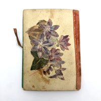 Marvelous Handmade Victorian Needle Book with Watercolor Cat Cover
