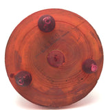 Stunning 1930s Russian Wooden Stacking Toy in Best Palette Ever