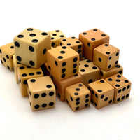 Mixed Lot of Old Celluloid / Bakelite Dice - Total of 23