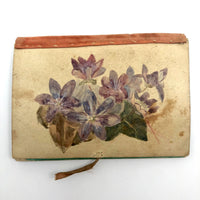 Marvelous Handmade Victorian Needle Book with Watercolor Cat Cover