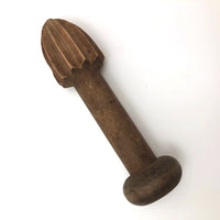 Nice Antique Carved and Turned Wooden Citrus Reamer