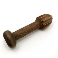 Nice Antique Carved and Turned Wooden Citrus Reamer