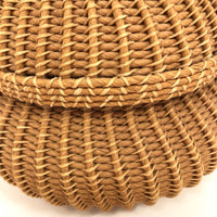 Marilyn Sharp Signed 1989 Lidded Basket