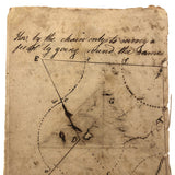 Harvey Stoughton's Early 19th Century Notebook with Diagrams, Drawings, Text