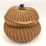 Marilyn Sharp Signed 1989 Lidded Basket
