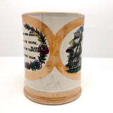 Sunderland Early 19th Century Lustreware Mug with Frog Inside!