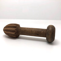 Nice Antique Carved and Turned Wooden Citrus Reamer