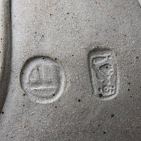Hand-Thrown and Sculpted Studio Pottery Hanging Stoneware Planter With Female Face