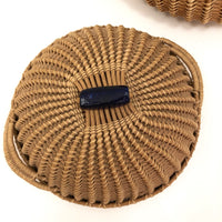 Marilyn Sharp Signed 1989 Lidded Basket