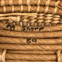 Marilyn Sharp Signed 1989 Lidded Basket