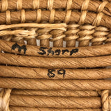 Marilyn Sharp Signed 1989 Lidded Basket