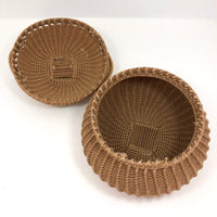 Marilyn Sharp Signed 1989 Lidded Basket