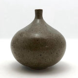 Jane Heald Mid-Century Very Fine Gray-Brown Pottery Weed Pot