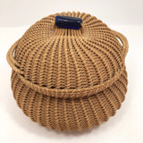 Marilyn Sharp Signed 1989 Lidded Basket