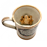 Sunderland Early 19th Century Lustreware Mug with Frog Inside!
