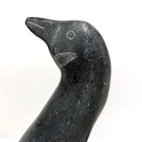 Inuit Carved Soapstone Canadian Goose, 7 Inches, Mid-Century