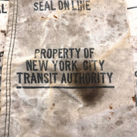 Vintage New York Transit Authority Token Collecting Bags - SOLD INDIVIDUALLY